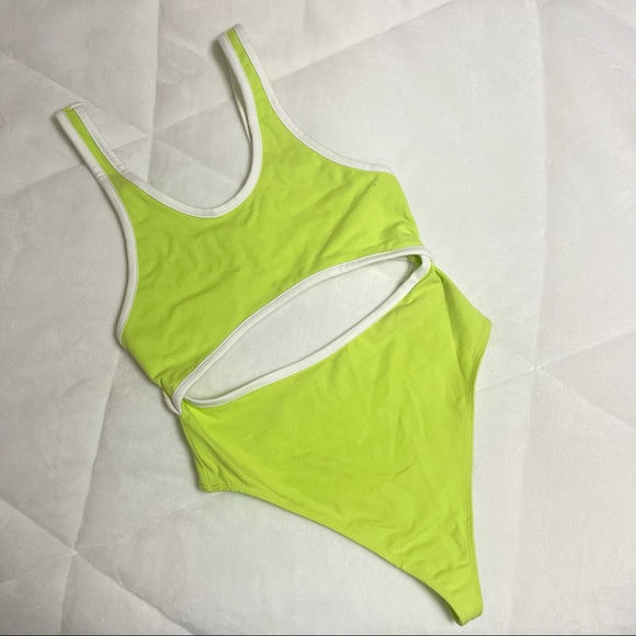 NWOT Urban Outfitters Neon Bodysuit - Picture 2 of 6